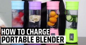 How to Charge Portable Juicer Blender with Rechargeable Battery