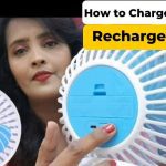 3 Steps to Charge a Portable Rechargeable Fan