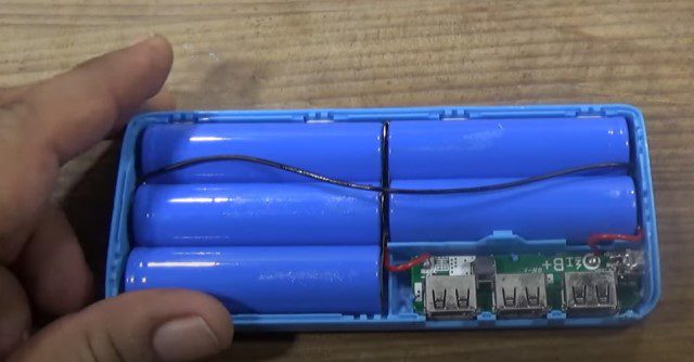 disassemble the power bank